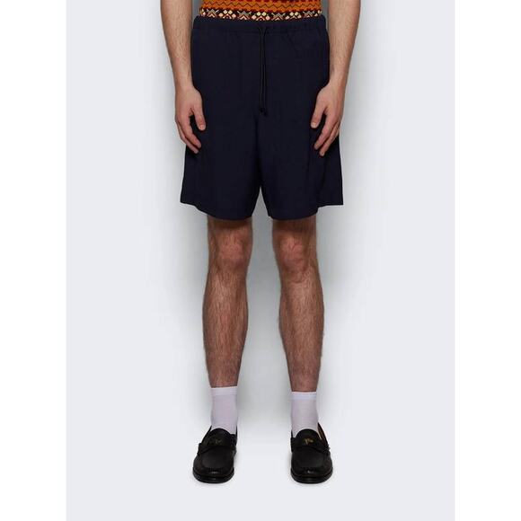 Dries Van Noten Mens Piperi Shorts in Navy 46 M - Picture 1 of 5